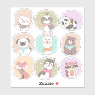 Cute Animals Sticker