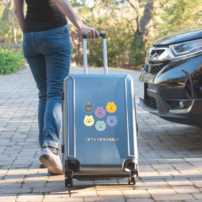 Cute Animals Sticker (Suitcase Insitu)
