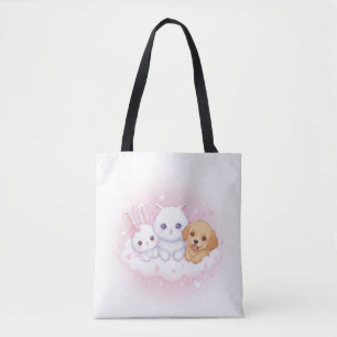 Cute animals  tote bag