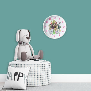 Cute Animals Wall Clock   Cute Gift For Baby