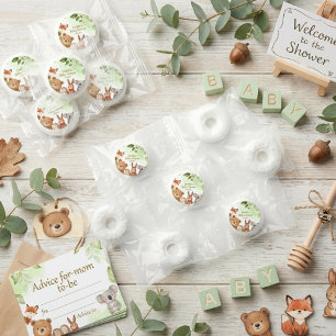 Cute Animals Woodland Watercolor Baby Shower Life Saver® Mints