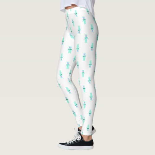 Cute Animated Bunny Rabbit leggings