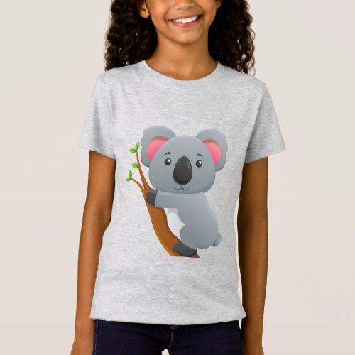 Cute Animated Koala Bear T_Shirt