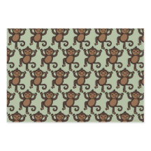Cute Animated Monkey Designer Print Kids