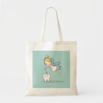 Cute Animated Tooth Fairy Tote Bag by paul68 at Zazzle