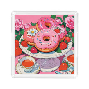 Cute anime acrylic tray