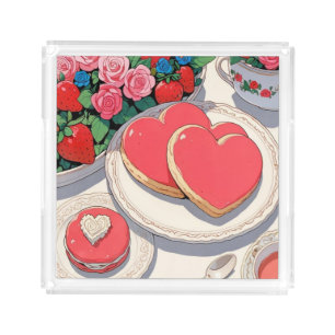Cute anime acrylic tray