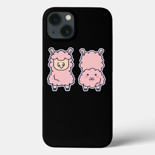 Cute Anime Alpaca Manga Kawaii Llama iPhone 13 Case