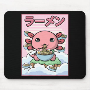 Cute Anime Axolotl Ramen Noodle Women Men Boys G Mouse Pad