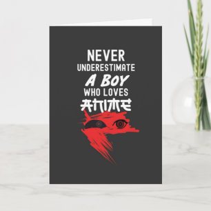 Cute Anime Cards For Baby Boys Kids Otaku Kawaii