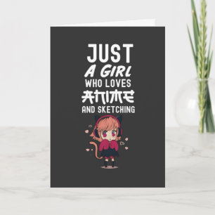 Cute Anime Cards Girls For Kids Children Kawaii