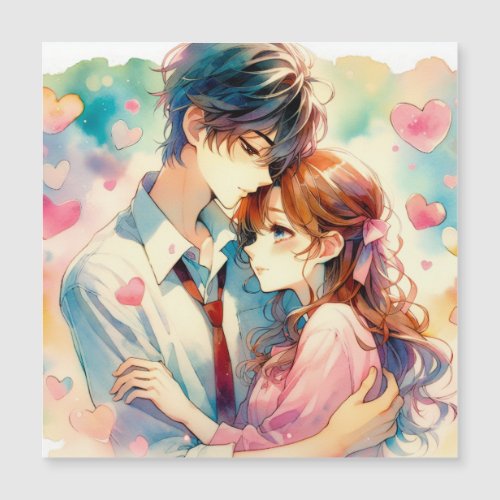 Cute Anime Couple in Love  