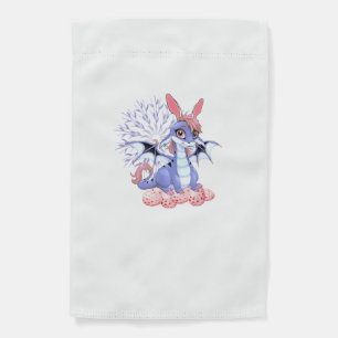 Cute Anime Dragon Bunny Easter Shirt Toddler Girl  Garden Flag