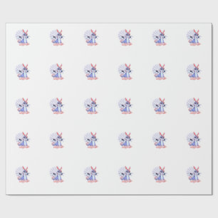 Cute Anime Dragon Bunny Easter Shirt Toddler Girl  Wrapping Paper