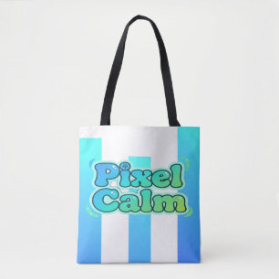 Cute Anime Gamer Boy Pixel Calm Tote Bag