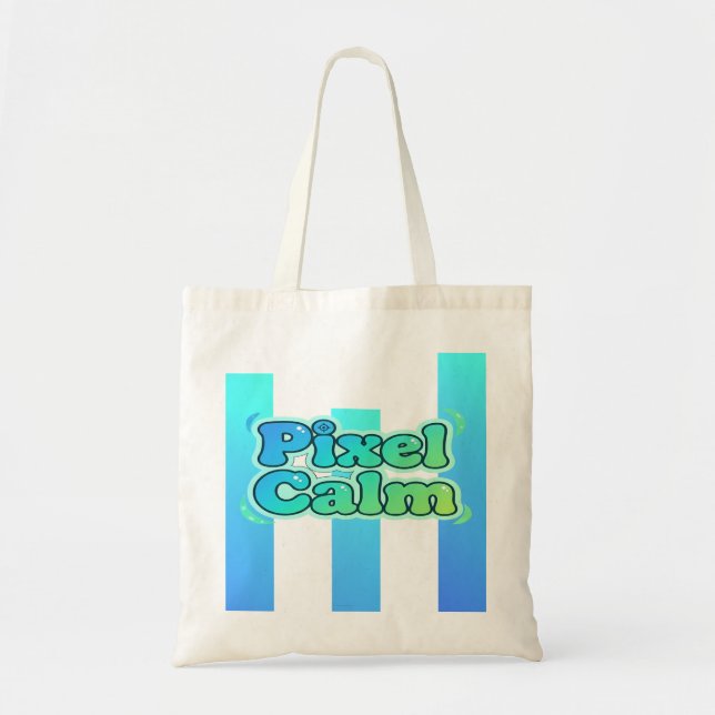 Cute Anime Gamer Boy Pixel Calm Tote Bag (Front)