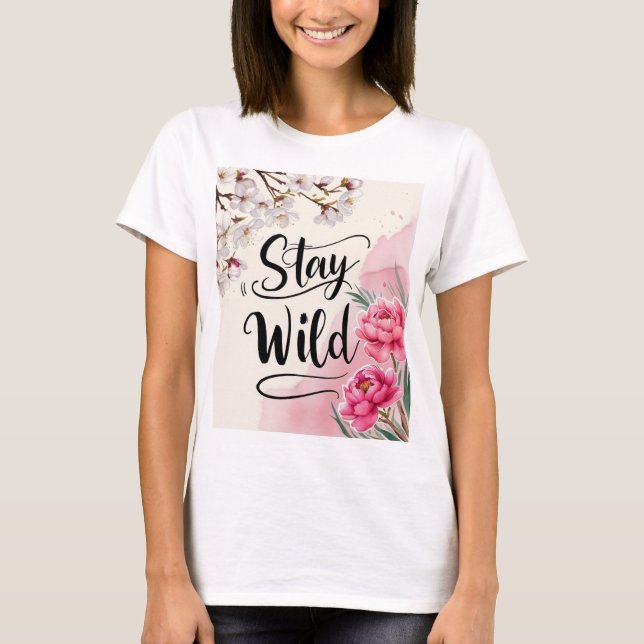 Cute Anime Girl Drinking Boba Tea T-Shirt  (Front)