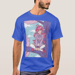 Cute Anime Girl Japanese manga Chibi Kawaii otaku  T-Shirt