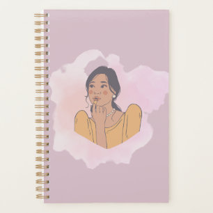 Cute Anime Girl Notebook Kawaii Aesthetic