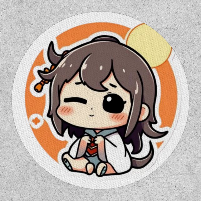 Cute anime girl 😍 patch (Front)