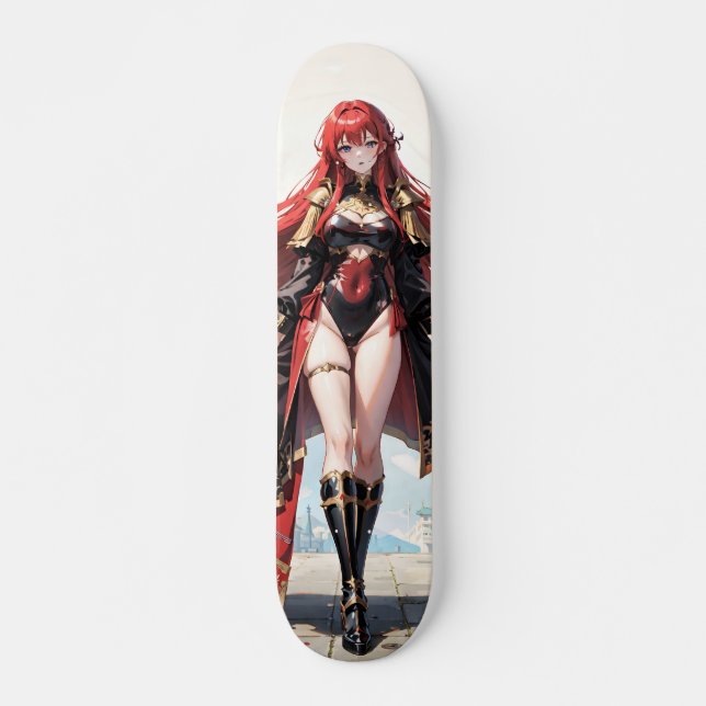 Cute Anime Girl Skateboard (Front)