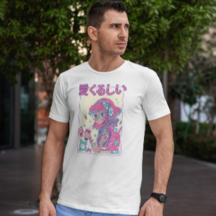 Cute Anime Girl With Glasses T-Shirt