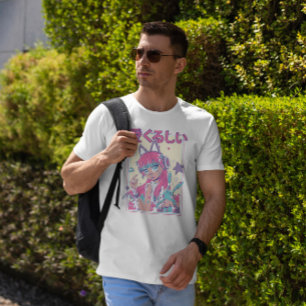 Cute Anime Girl With Headphones T-Shirt