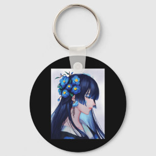 Cute Anime Girls Japanese Aesthetic Costume Gift A Keychain