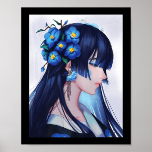 Cute Anime Girls Japanese Esthetic Costume Gift A Poster