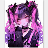 Cute Kawaii Anime Goth Girl | Sticker