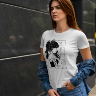 Cute Anime Goth Girl T-Shirt