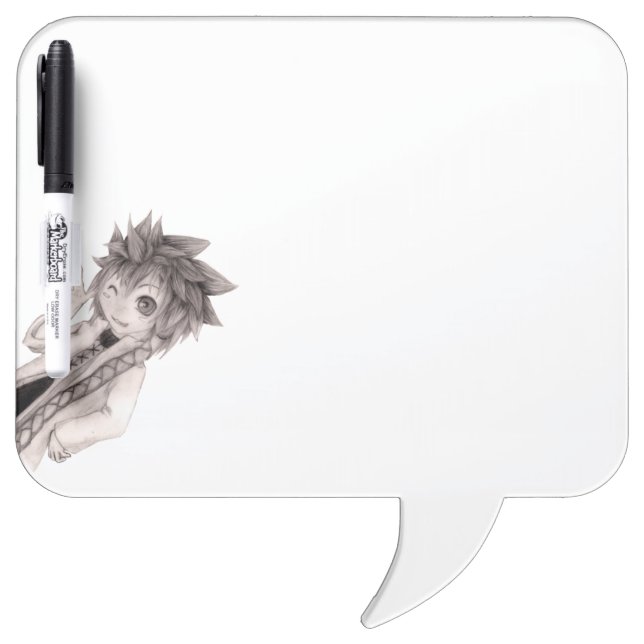 Cute Anime Guy Dry Erase Board (Front)