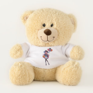 Cute Anime Halloween Witch Teddy Bear