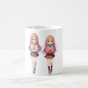 Cute Anime Ice cream girls Coffee Mug