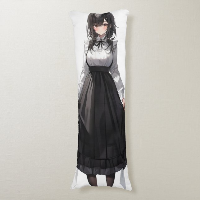 Cute Anime Maid Body Pillow (Front Vertical)