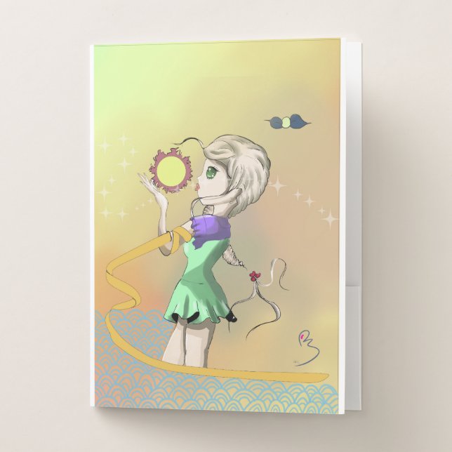 Cute Anime/ Manga Folder (Front)