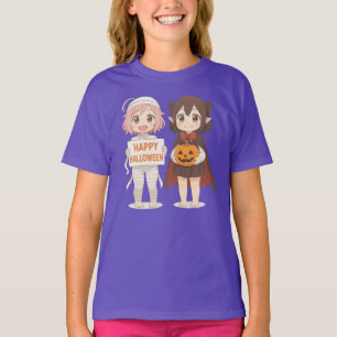 Cute anime mummy & vampire girls T-Shirt