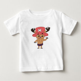 Cute Anime Reindeer Character with Red Medicine Baby T-Shirt