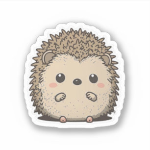 Cute Anime style Hedgehog Sticker