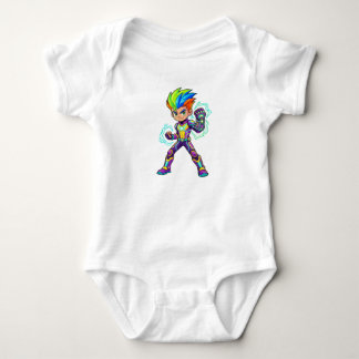 Cute Anime Superhero Baby Bodysuit - Colorful Cart