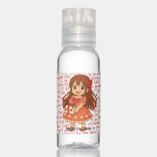 Cute anime Valentine's  Hand Sanitizer