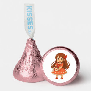 Cute anime Valentine's Hershey®'s Kisses®