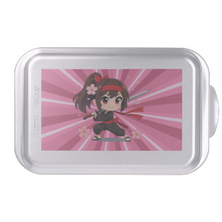 Cute anime warrior blossom girl cake pan