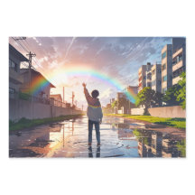 Cute Anime Wrapping Paper - Pack of 3 pages