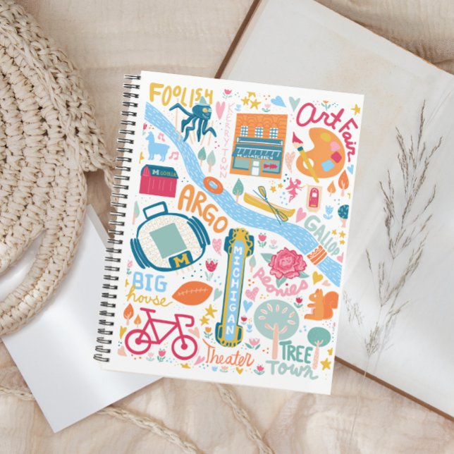 Cute Ann Arbor Michigan Favorite Things Planner (Creator Uploaded)