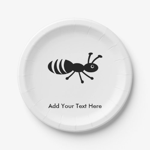 Cute Ant or Termite Funny Pest Control Paper Plates