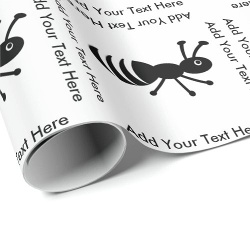 Cute Ant or Termite Funny Pest Control Wrapping Paper