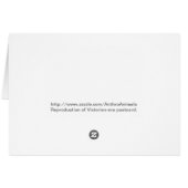 Cute Anthropomorphic Pig - Vintage Art Card (Back Horizontal)