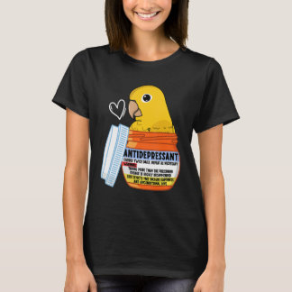Cute Antidepressant Parrot I Golden Conure T-Shirt
