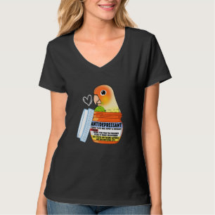 Cute Antidepressant Parrot I Green Cheek Pineapple T-Shirt